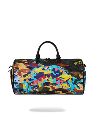 SLICED AND DICED CAMO DUFFLE