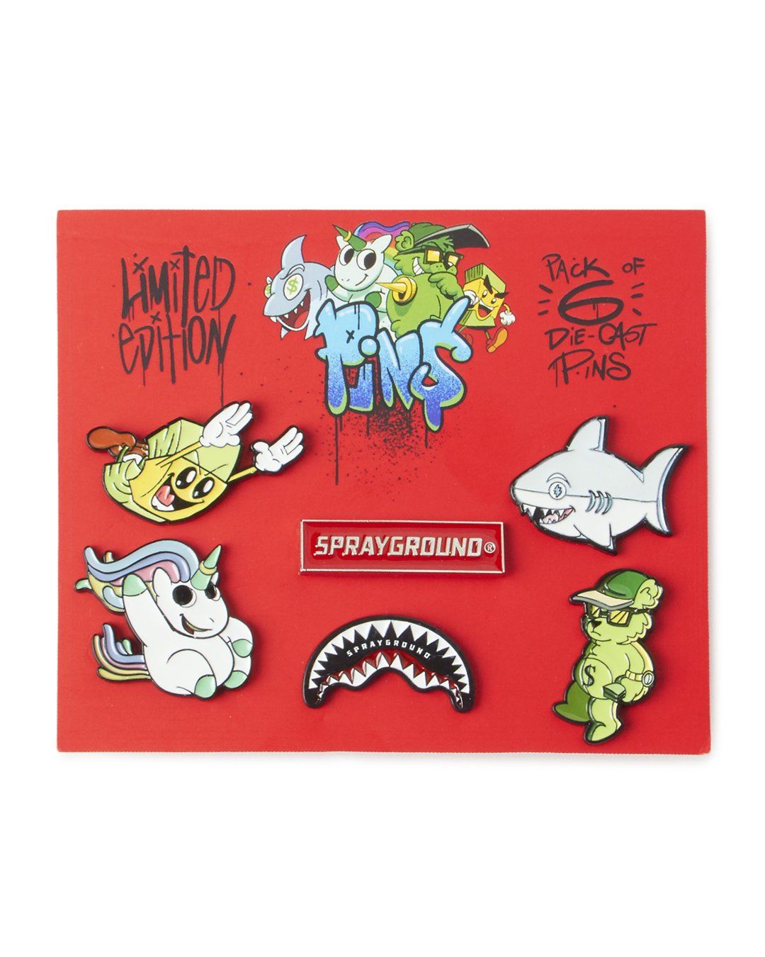 SPRAYGROUND PIN PACK (6 Pin Set)